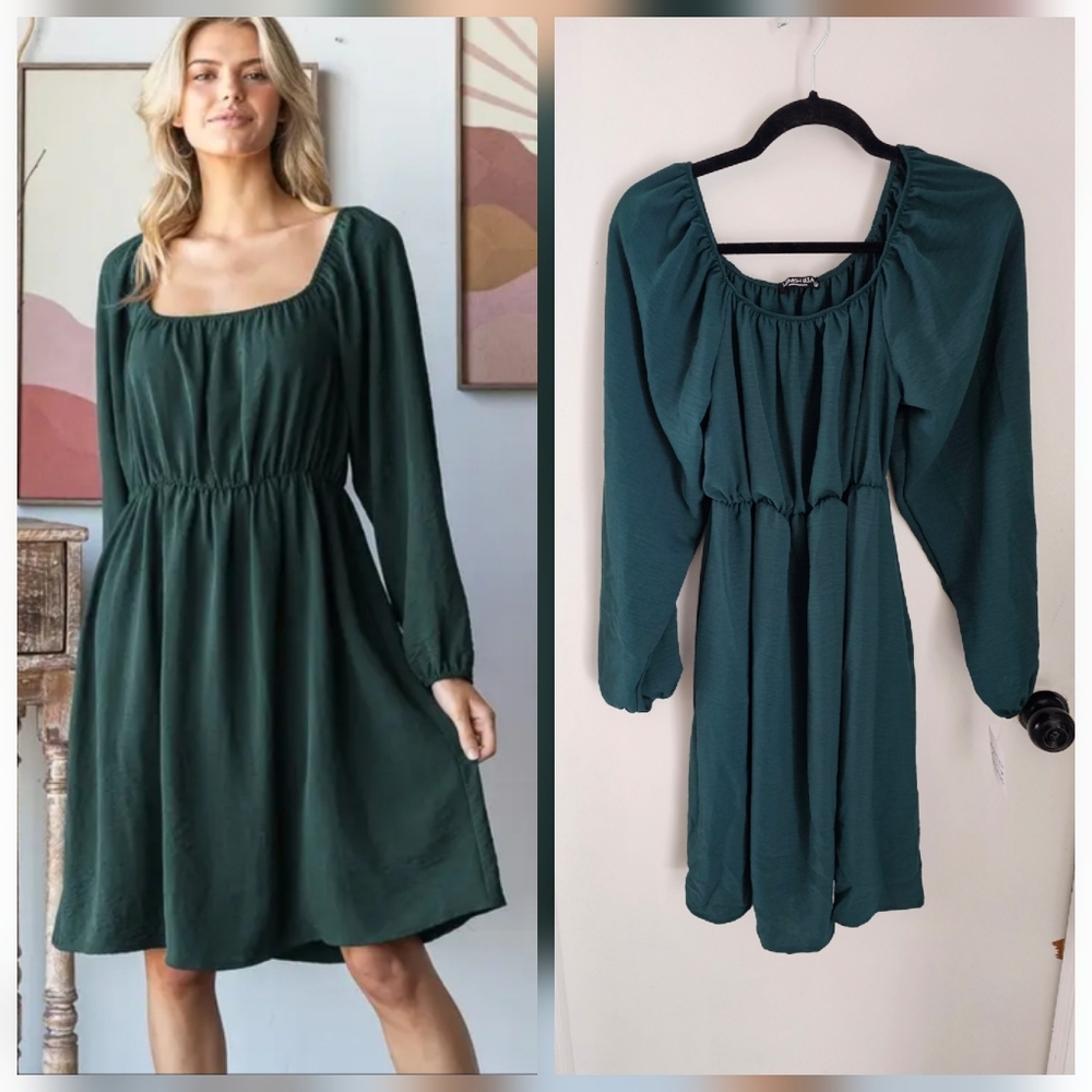 Boutique HEIMISH Dress Forest Green
